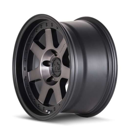 Mayhem 8300 Prodigy 18x9 / 8x165.1 BP / 0mm Offset / 130.8mm Hub Matte Black w/ Dark Tint Wheel