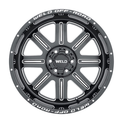 Weld Off-Road W103 18X10 Chasm 6X135 6X139.7 ET-18 BS4.75 Gloss Black MIL 106.1