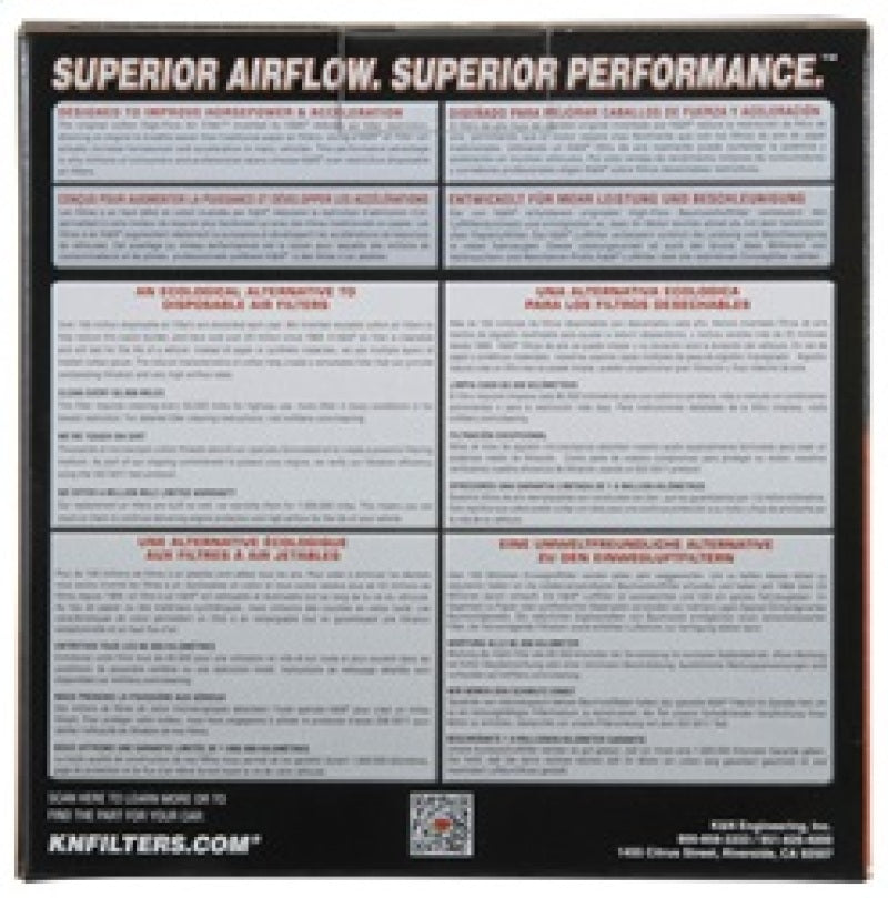 K&N Replacement Air Filter MERCEDES-BENZ JAGUAR XKE, 1960-76