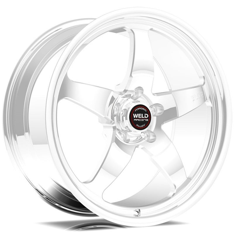 Weld S71 18x5 / 4x7.5 BP / 2.2in. PS Polished Wheel (Medium Pad) - Non-Beadlock