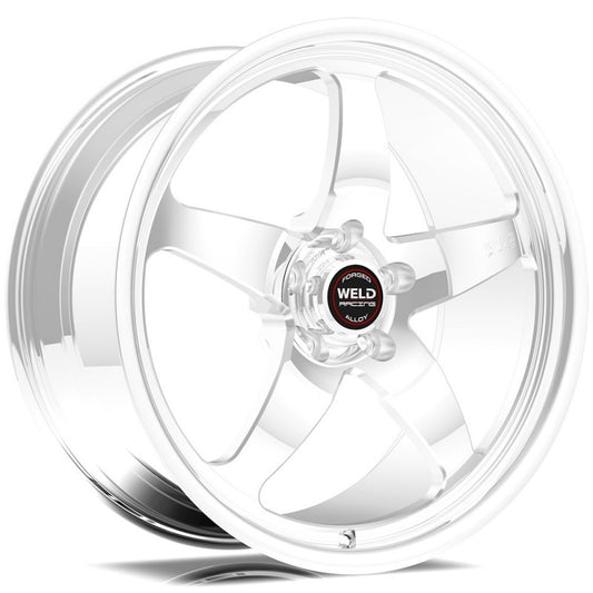 Weld S71 18x5 / 4x7.5 BP / 2.2in. PS Polished Wheel (Medium Pad) - Non-Beadlock