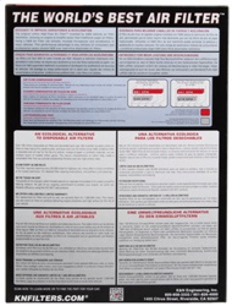 K&N 10-16 Kymco Downtown 300I Replacement Drop In Air Filter