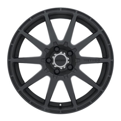 Method MR501 RALLY 17x8 +42mm Offset 5x100 67.1mm CB Matte Black Wheel