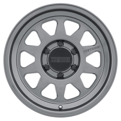 Method MR316 17x8.5 0mm Offset 6x120 67mm CB Gloss Titanium Wheel