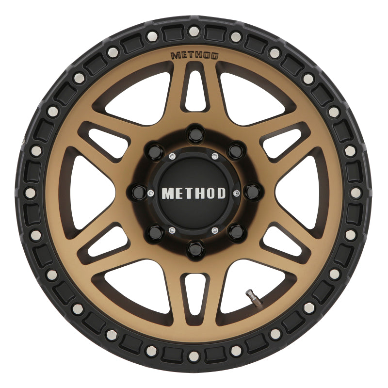 Method MR312 17x8.5 0mm Offset 8x170 130.81mm CB Method Bronze/Black Street Loc Wheel