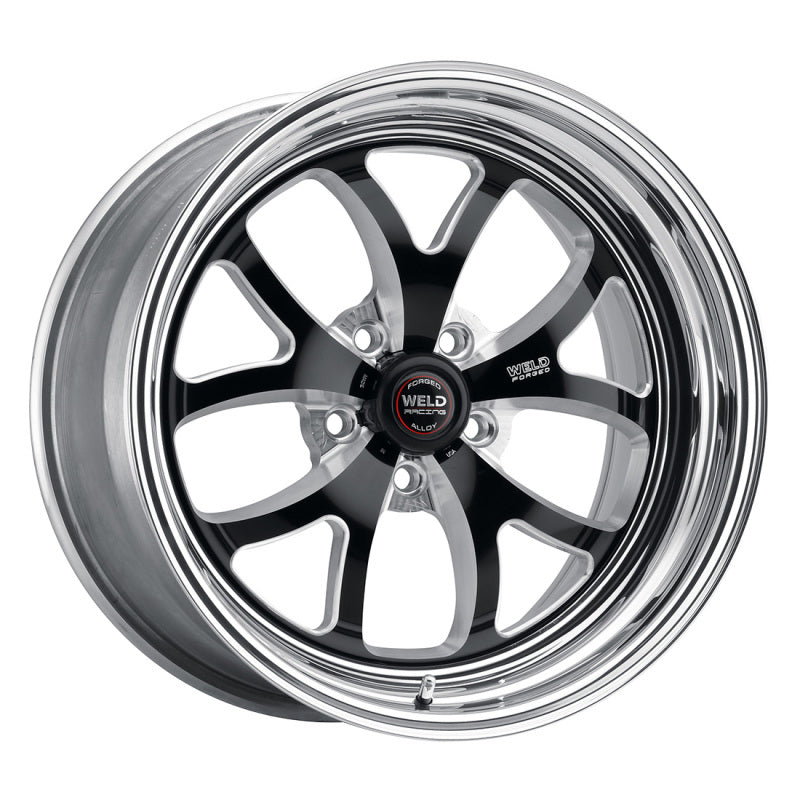 Weld S76 18x9.5 / 5x4.5 BP / 6.1in. BS Black Wheel (High Pad) - Non-Beadlock