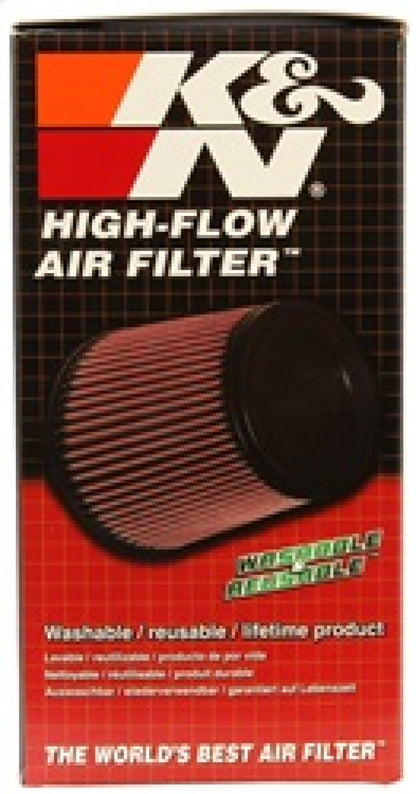 K&N Universal Custom Oval Tapered Air Filter - 20 Deg Angled Flange
