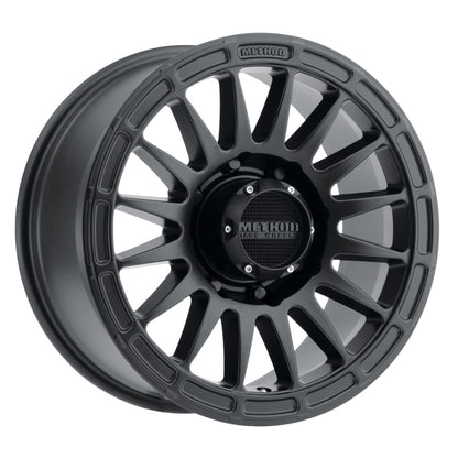 Method MR314 18x9 +18mm Offset 8x170 130.81mm CB Matte Black Wheel