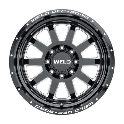 Weld Off-Road W102 18X9 Stealth 6X135 6X139.7 ET20 BS5.75 Gloss Black MIL 106.1