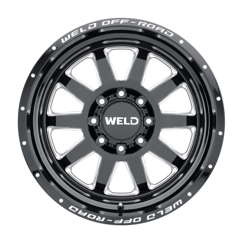 Weld Off-Road W102 18X9 Stealth 5X139.7 5X150 ET00 BS5.00 Gloss Black MIL 110.2