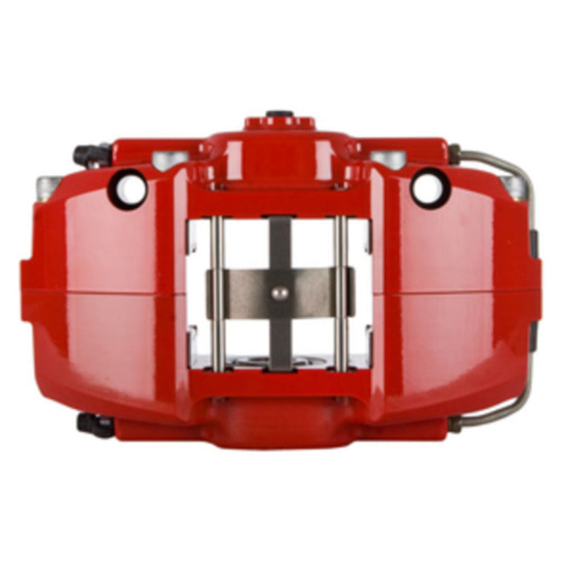 StopTech 02-04 Infiniti G35/03-08 350z Rear BBK w/Red Calipers Drilled 328X28 Rotors Pads SS Lines