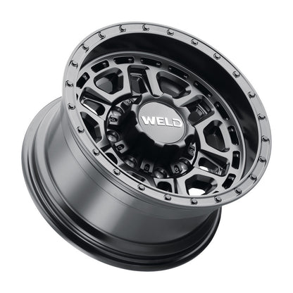 Weld Off-Road W119 17X9 Crux 5X114.3 5X127 ET00 BS5.00 Satin Black 78.1