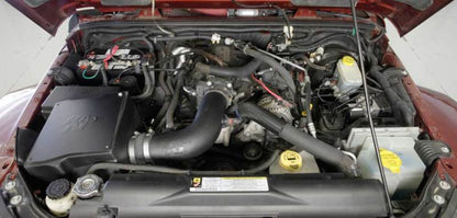 K&N 07-11 Jeep Wrangler V6-3.8L Aircharger Performance Intake Kit