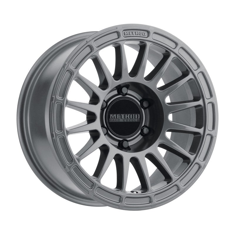 Method MR314 17x7.5 +24mm Offset 6x4.5 66.1mm CB Gloss Titanium Wheel