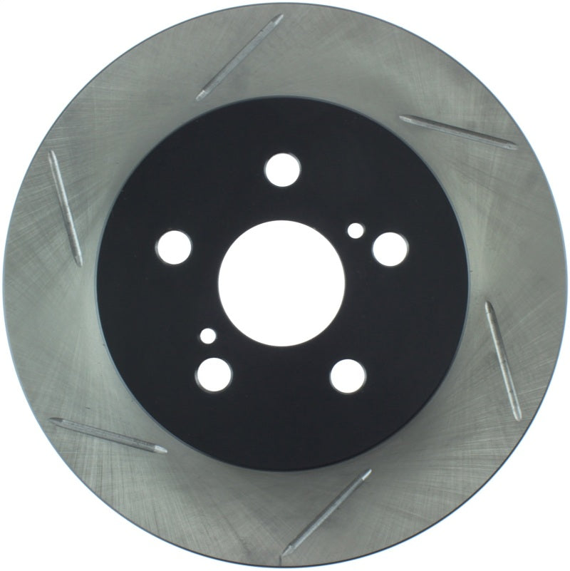 StopTech 09-11/14-15 Toyota Corolla / 10-15 Toyota Prius Rear Right Sport Slotted Rotor