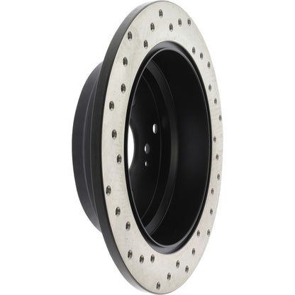 Stoptech 16-18 Honda Civic EX/LX Sedan CRYO Slotted & Drilled Rear Left Rotor