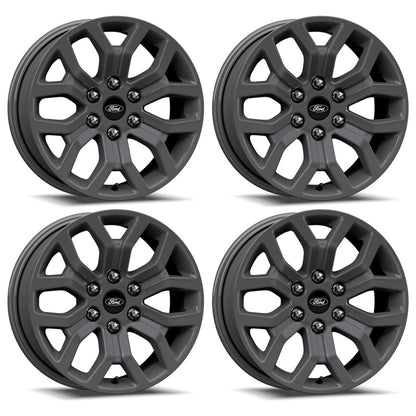 Ford Racing 15-22 F-150 18x7.5in Matte Gray Wheel Kit