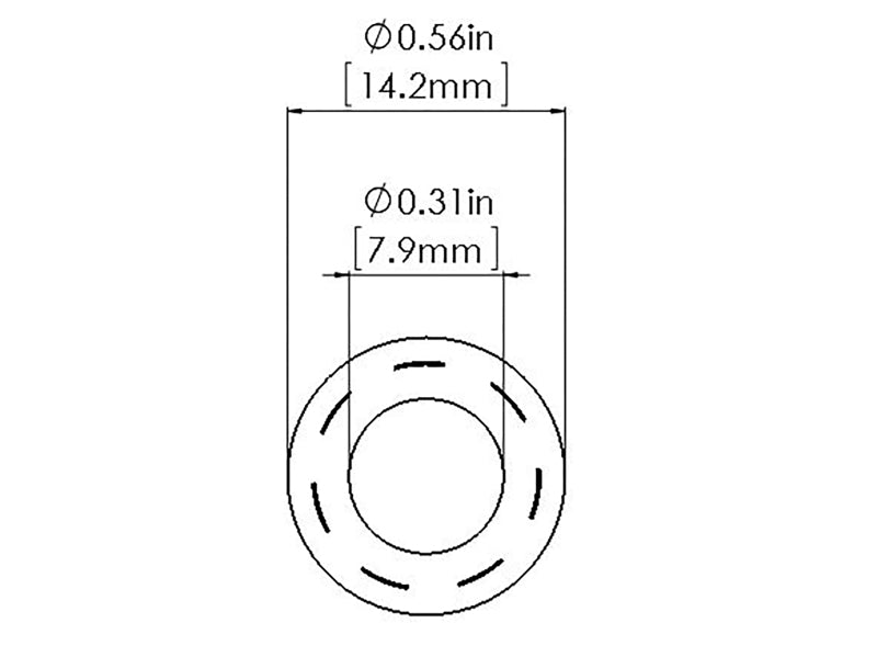 aFe Magnum FORCE Cold Air Intake System Spare Parts Kit (1in ID x 6in L)