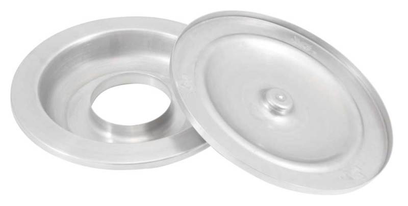 K&N 14in Spun Aluminum Top & Bottom Plate
