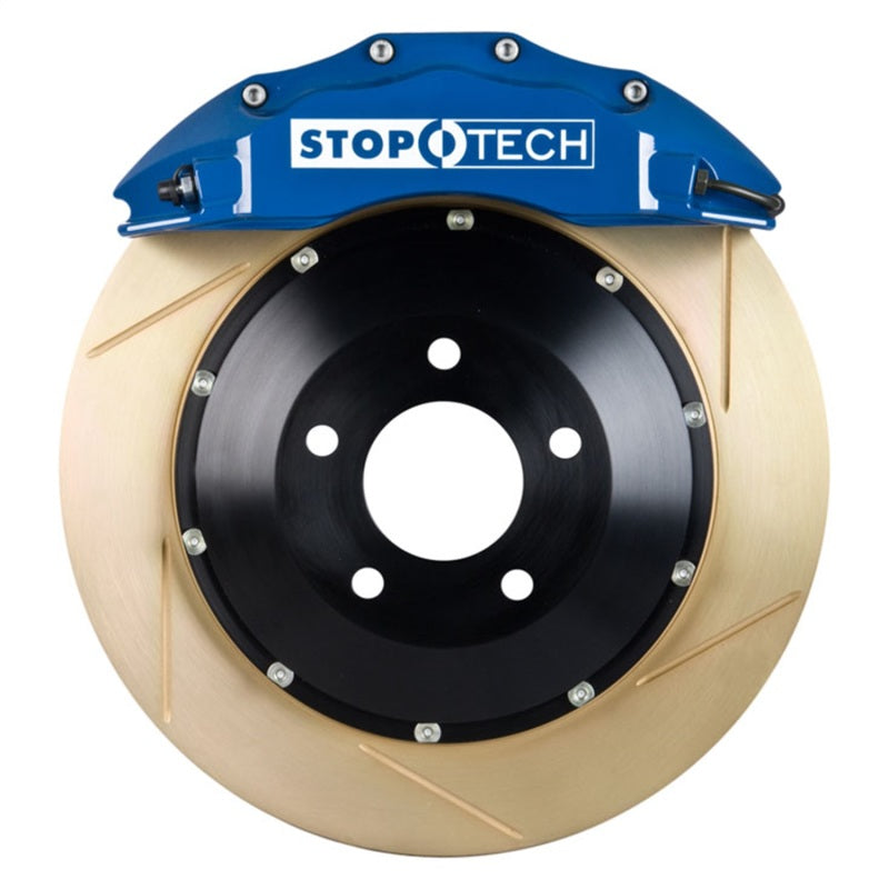 StopTech 03-05 350z (non-track) / 03-08 350z Front BBK w/ Blue ST60 355x32 Zinc Slotted Rotors