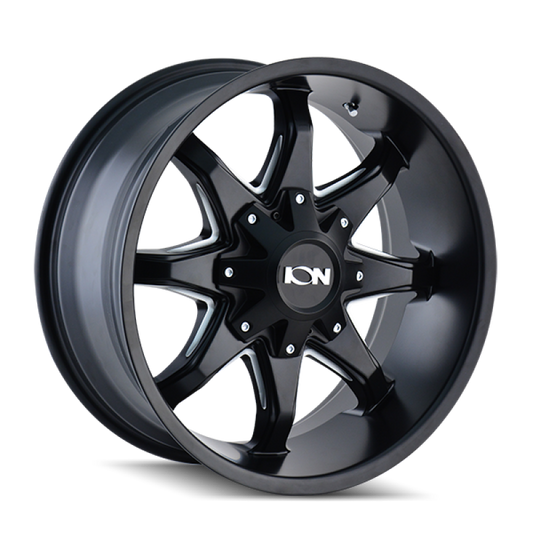 ION Type 181 18x9 / 8x165.1 BP / 18mm Offset / 130.8mm Hub Satin Black Wheel