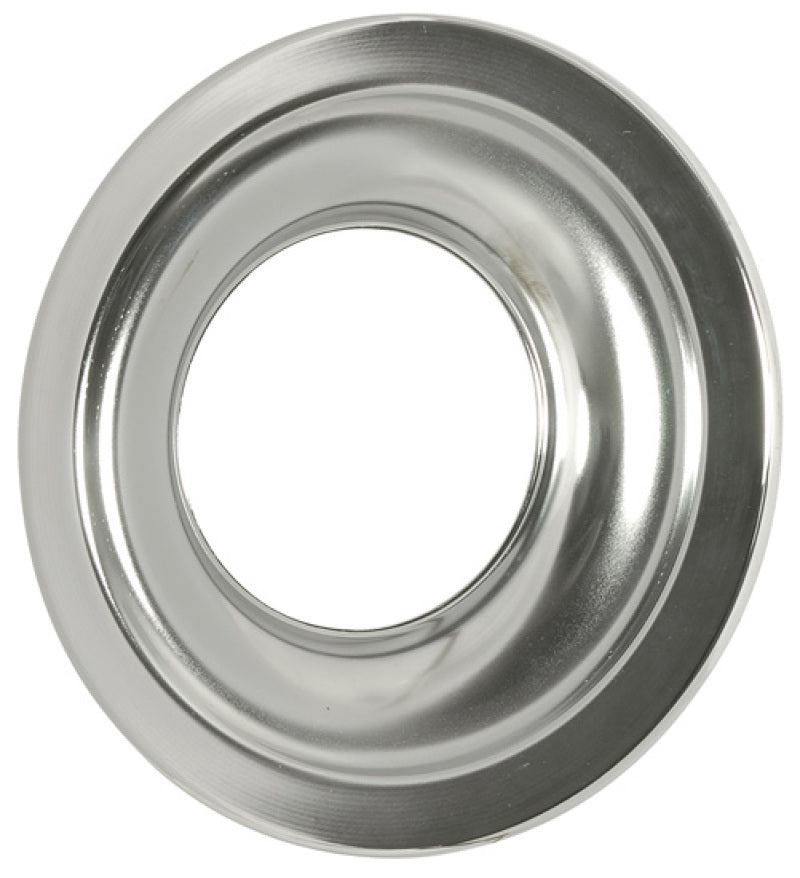 K&N Metal Base Plate 11in OD 5-1/8in Flange 1-1/8in H Chrome Finish