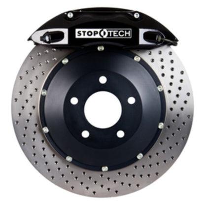 StopTech 06-09 Honda S2000 Black ST-40 Caliper 328x28mm Drilled Rotors Front Big Brake Kit