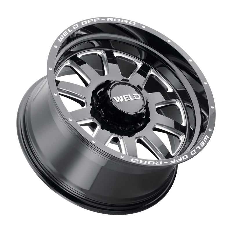 Weld Off-Road W102 18X9 Stealth 8X180 ET20 BS5.75 Gloss Black MIL 124.3