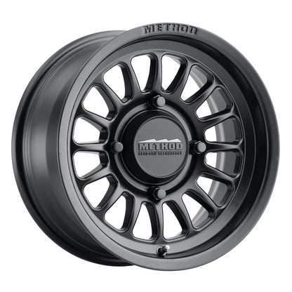 Method MR411 15x7 4+3/+13mm Offset 4x136 106.25mm CB Matte Black Wheel