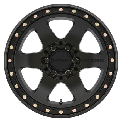 Method MR310 Con6 17x8.5 0mm Offset 6x5.5 106.25mm CB Matte Black Wheel