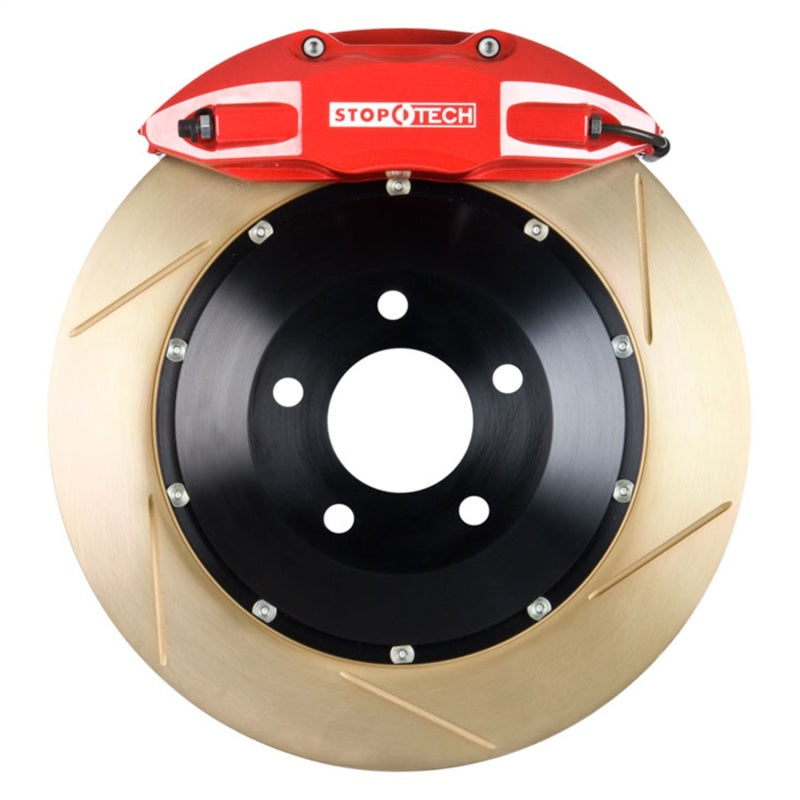 StopTech 06-08 350Z (Non-Track) / 09-10 Nissan 370Z Sport Model Only Rear BBK w/ Red ST-41 Calipers