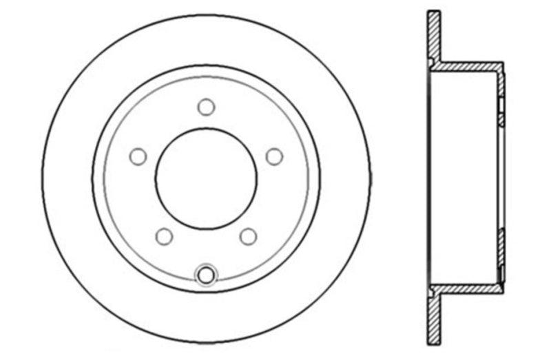 StopTech Drilled Sport Brake Rotor