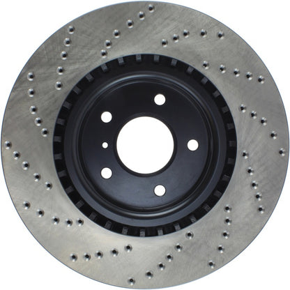 StopTech 03-08 Nissan 350Z Sportstop Cryo Drilled Left Front Rotor