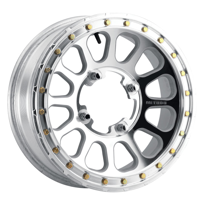 Method MR103 UTV Beadlock 17x6.5 +20mm Offset 4x156 127mm CB Raw Machined w/BH-H24125 Wheel
