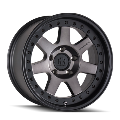 Mayhem 8300 Prodigy 18x9 / 8x165.1 BP / 0mm Offset / 130.8mm Hub Matte Black w/ Dark Tint Wheel