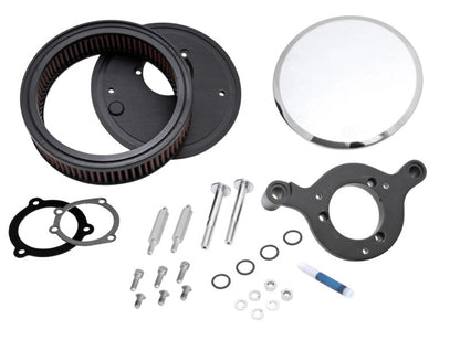 K&N Street Metal Intake System for Harley Davidson - Color (Red) - Style (Round) - Size (6-9) - Weld