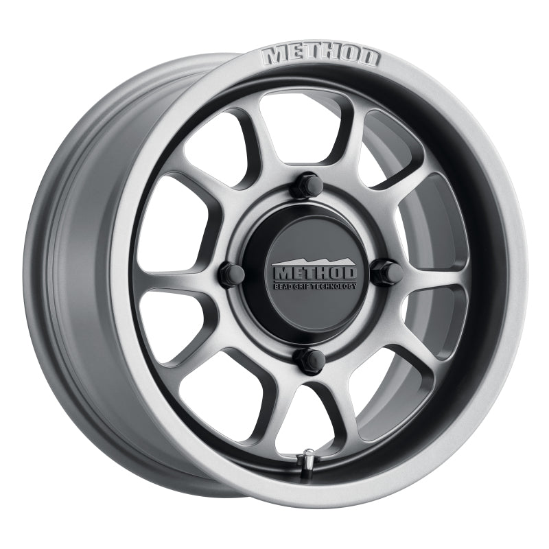 Method MR409 15x7 4+3/+13mm Offset 4x156 132mm CB Steel Grey Wheel