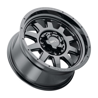 Weld Off-Road W168 18X9 Stealth 8X180 ET00 BS5.00 Gloss Black 124.3