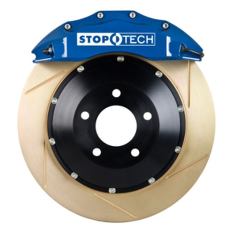 StopTech 03-05 350z (non-track) / 03-08 350z Front BBK w/ Blue ST60 355x32 Zinc Slotted Rotors