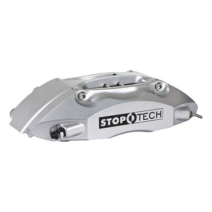 StopTech 90-96 300zx Front BBK w/ Silver ST-40 Calipers Slotted 332x32 Rotors Pads and SS Lines