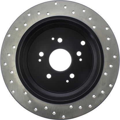 StopTech 16-18 Honda Civic Sport Cryo Drilled Right Rear Rotor