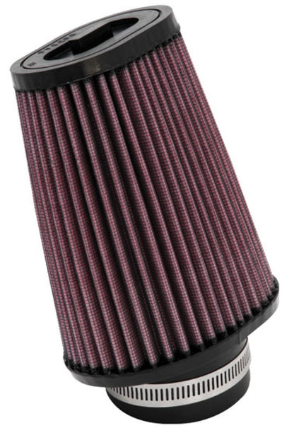 K&N Universal Custom Oval Tapered Air Filter - 20 Deg Angled Flange