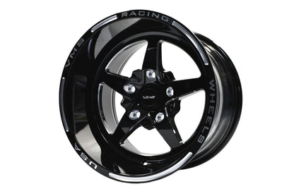 STREET OR DRAG RACE 5 LUG V-STAR WHEEL 15X10 5X114.3 (5X4.5") -25 OFFSET (4.5" BACKSPACING)